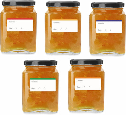 Hybsk Removable Freezer Labels Easy Peel Off - Frozen Food Storage Labels that Leave No Sticky Residue After Use (Type 1)