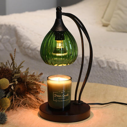 Candle Warmer Lamp with Timer and Dimmer - Electric Melter for Scented Jar Candles - Housewarming, New Home Decor