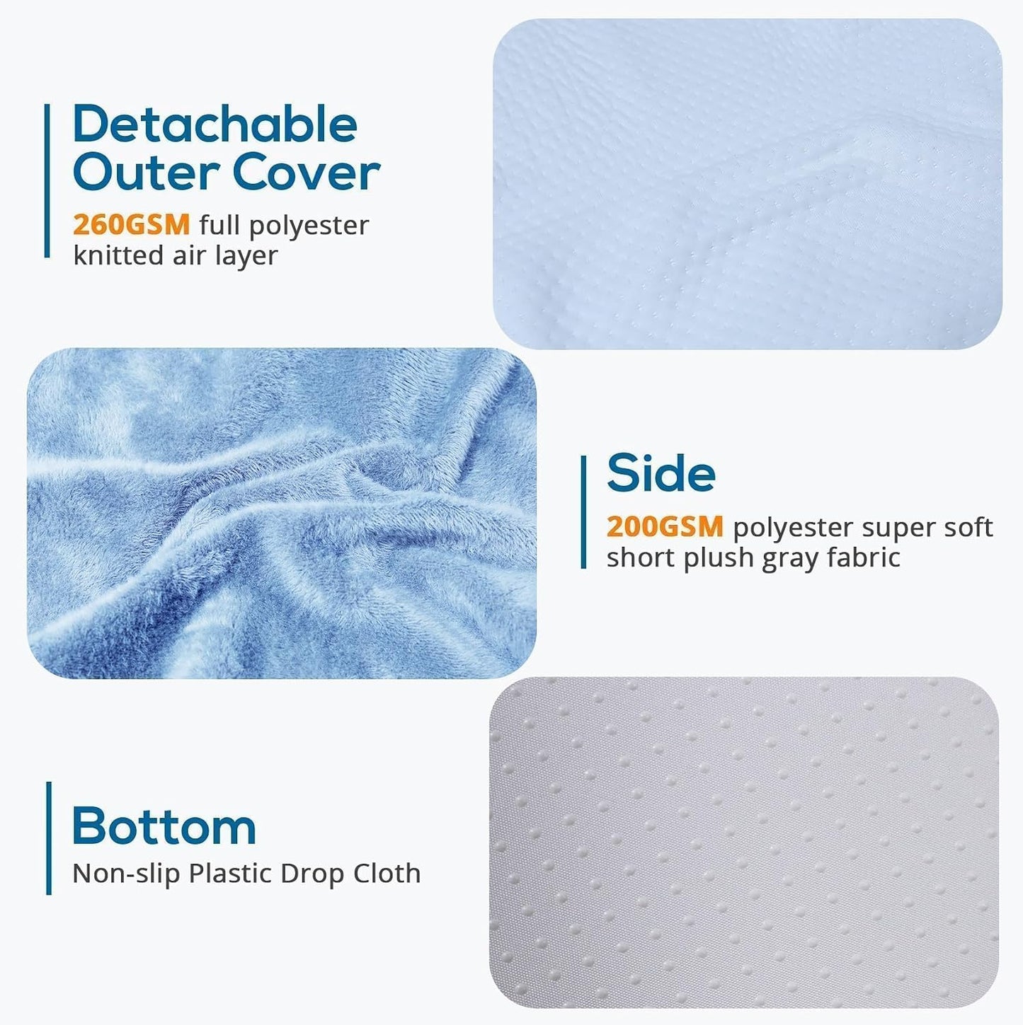 Sasttie Wedge Pillow 24x24x12 inch, Memory Foam Bed Wedge, Cool Grey | Triangle Pillow for Sleeping, Acid Reflux, Back Pain, Post-Surgery, and Snoring, Designed with Removable Washable Cover
