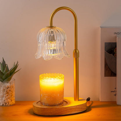 Candle Warmer Lamp Electric Timer - Flower Home Decor Women Birthday Gifts