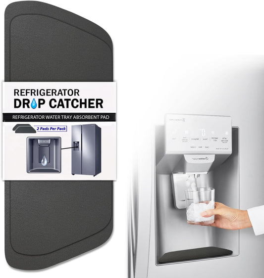 Refrigerator Drip Catcher for Water Tray (Rectangular) | Protects Water Spills, Absorbent Pad for Refrigerator Drip Tray, No More Water Stains