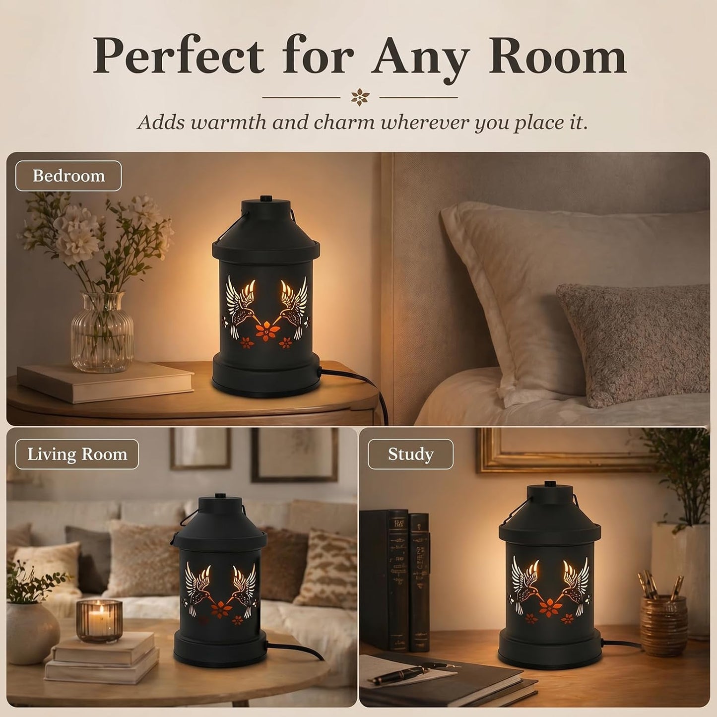 Eandisom Hummingbird Candle Warmer Lamp Timer - Birthday Gifts for Women