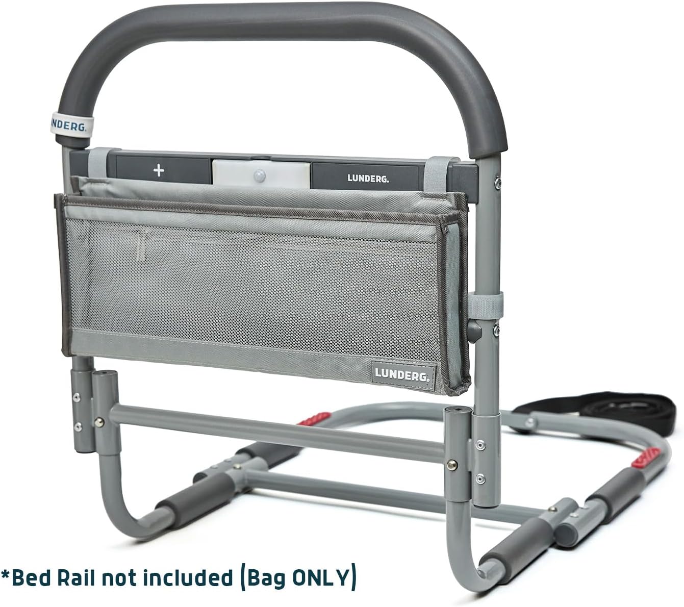 Lunderg Storage Bag for Bed Assist Rail - Replacement or Extra Bag | Lightweight & Perfect to Store Your Glasses, Remote, or Magazines