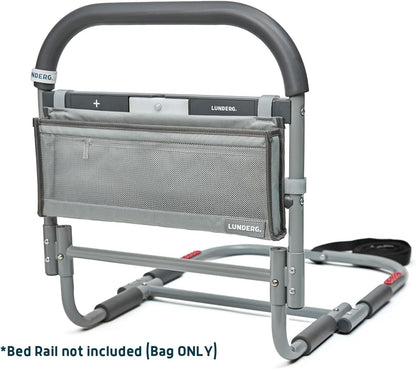 Lunderg Storage Bag for Bed Assist Rail - Replacement or Extra Bag | Lightweight & Perfect to Store Your Glasses, Remote, or Magazines