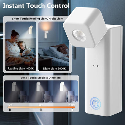 Rechargeable Battery Operated Wall Lights, Portable Cordless Wall Sconces