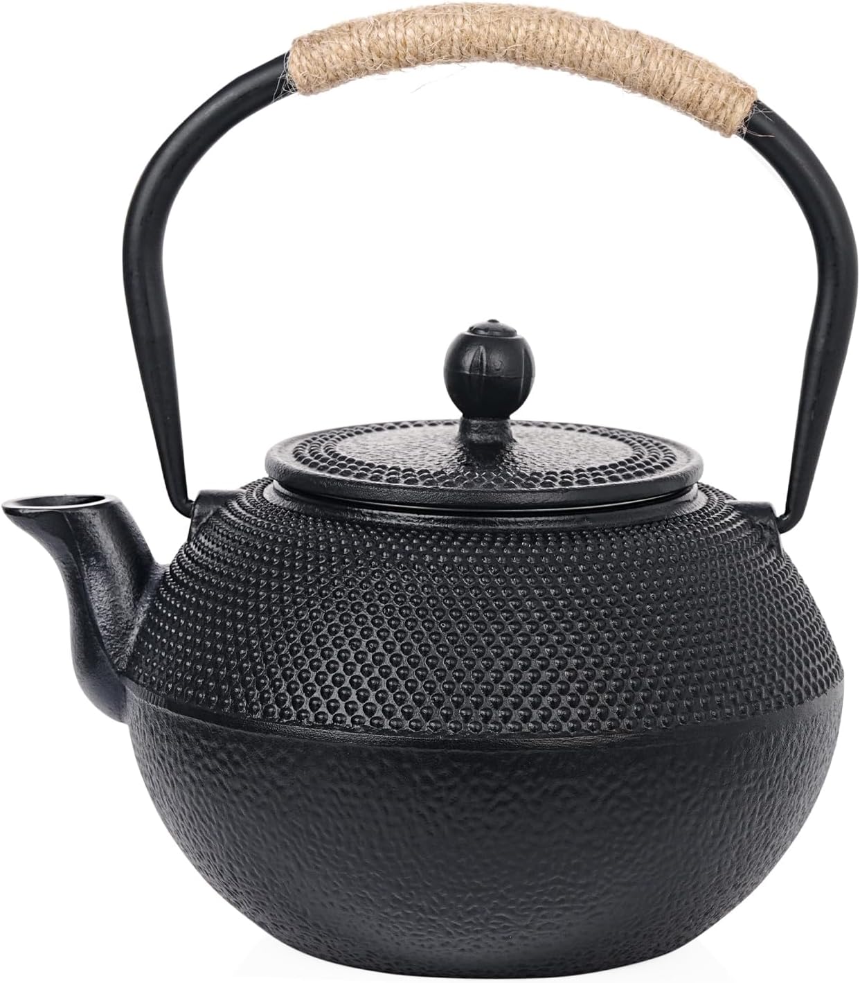 Sungmor Black Cast Iron Teapot Warmer - Base with Candle Holder | Heat Retaining Stand for Tetsubin or Glass & Ceramic Teapots