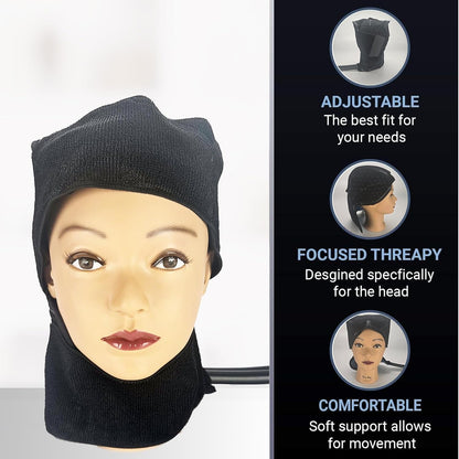 Cold Water Therapy Versatile-Fit Pad for PMT Cryotherapy Unit - Post Surgery and Injury Recovery - Pad Only for Circulating Ice Machine for Knee, Shoulder Pain Relief - with Custom couplings