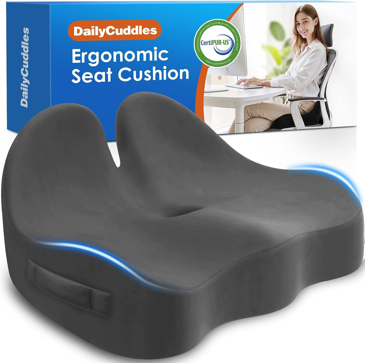Seat Cushion, Chair Cushions, Memory Foam Office Chair Cushion