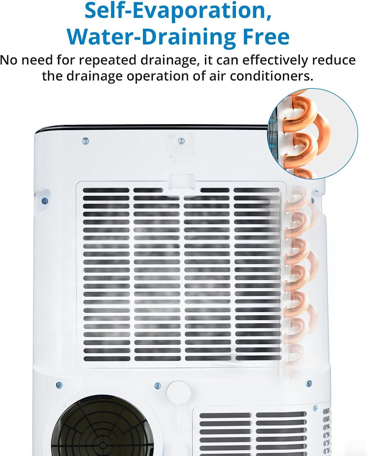 Garvee 14,000 BTU Portable Air Conditioner, 3-in-1 Portable AC for Rooms | Fast & Quiet Cooling for Rooms up to 750 Sq.Ft, Remote Control, LED Display Panel, Included Easy Install Window Kit