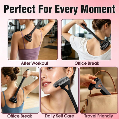 Back Massage Rollers Hot and Cold Compresses, Sturdy and Portable