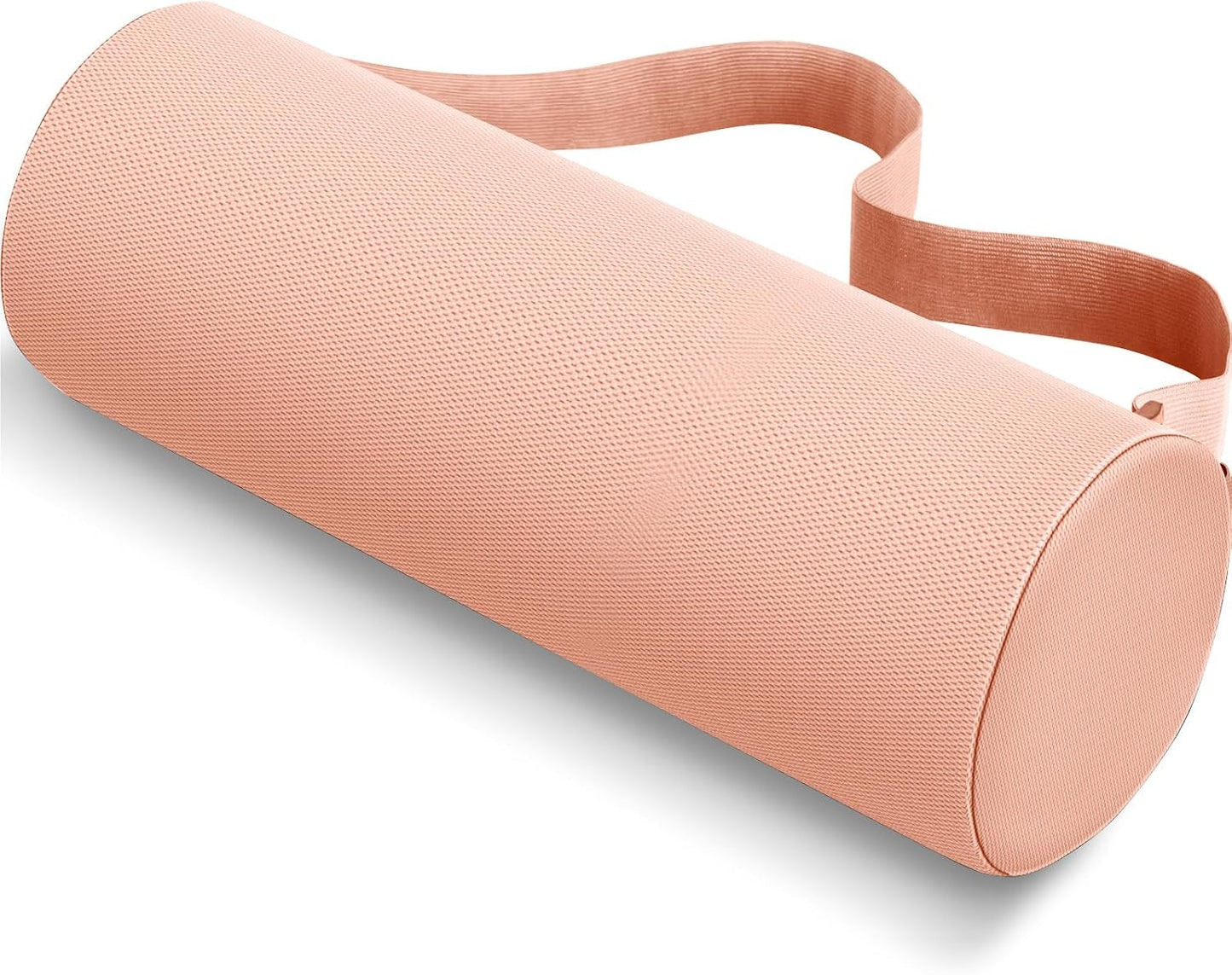 CushZone Lumbar Roll Support Pillow, Memory Foam Back Cushion, Black | Helps Relieve Back Pain & Supports Posture,Adjustable Strap Fits Office,Car & Gaming Chairs,Washable Cover