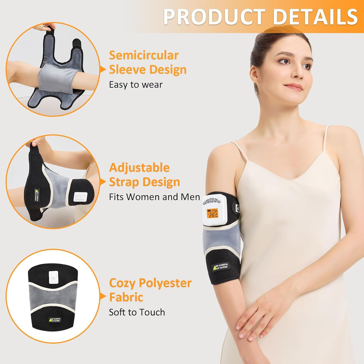 Feet Warmers, 5000mAh Rechargeable Foot &Ankle Heating Pad for Circulation