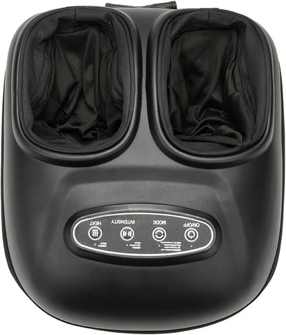 LINGTENG Foot Massager, Heated Foot Massager (Agate Black) | Deep Kneading-Detachable Washable-Home Office Underdesk-Men Women Parent Senior-Birthday Anniversary Christmas Valentine Gift