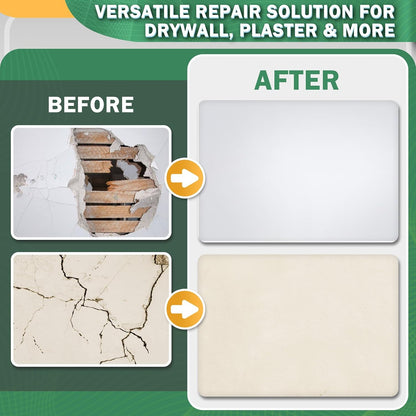 12 X 12 Inch Drywall Repair Kit - Heavy Duty Self-Adhesive Mesh Drywall Patch Kit for Large Holes, Quick & Easy Wall Patch Repair kit for Wall and Ceiling (Repair 5)