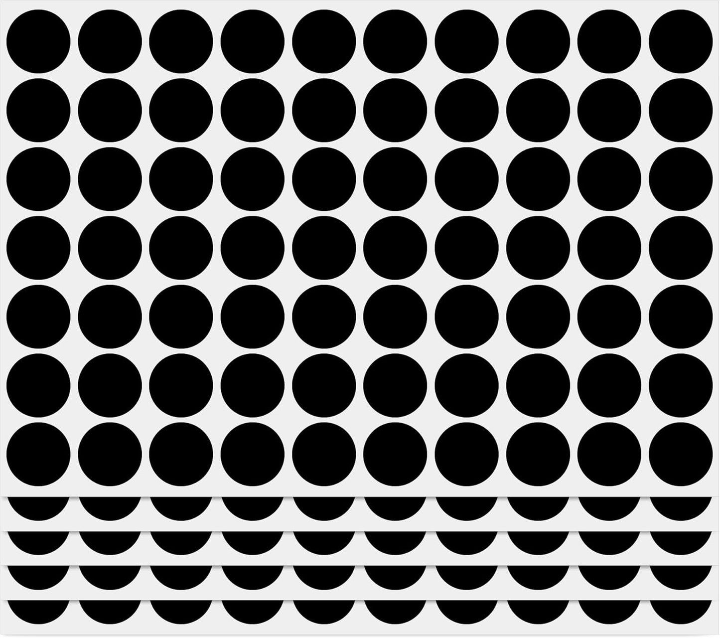 PARLAIM 1050 PCS Color Coding Labels Circle Dot Stickers,10 Color Style Colorful Coding Label Sticker for Office,Student Classroom