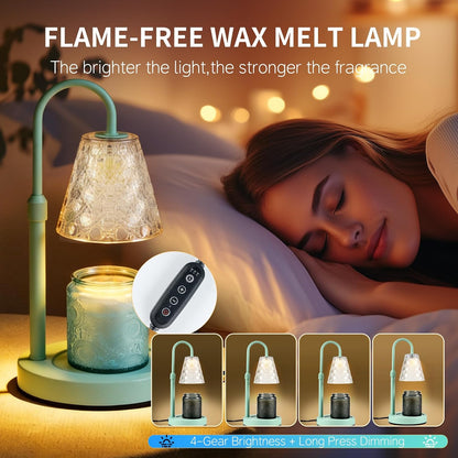 Candle Warmer Lamp with Timer Dimmable, Wax Melt Warmer, Black