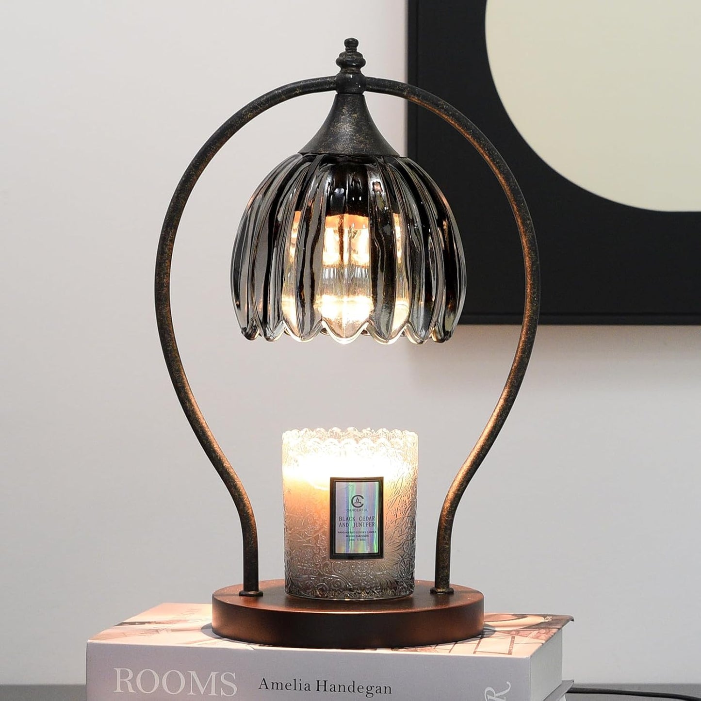 GOODBUY Candle Warmer Lamp with Timer Dimmable: Electric Candle Warmer Birthday Gifts for Women Mom - Candle Lamp Warmer House Warming Gifts New Home Decor - Wax Warmer for Jar Candles with 2 Bulbs