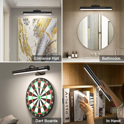 Hapfish Motion Sensor Battery Operated Wall Sconce,Wireless Picture Lights