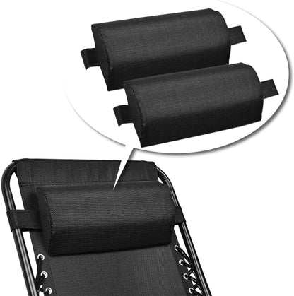 C-CHAIN Zero Gravity Chair Pillow Replacement Pillow Universal Headrest Neckrest Pillow Neck Pillow for Folding Chair (1 pc)