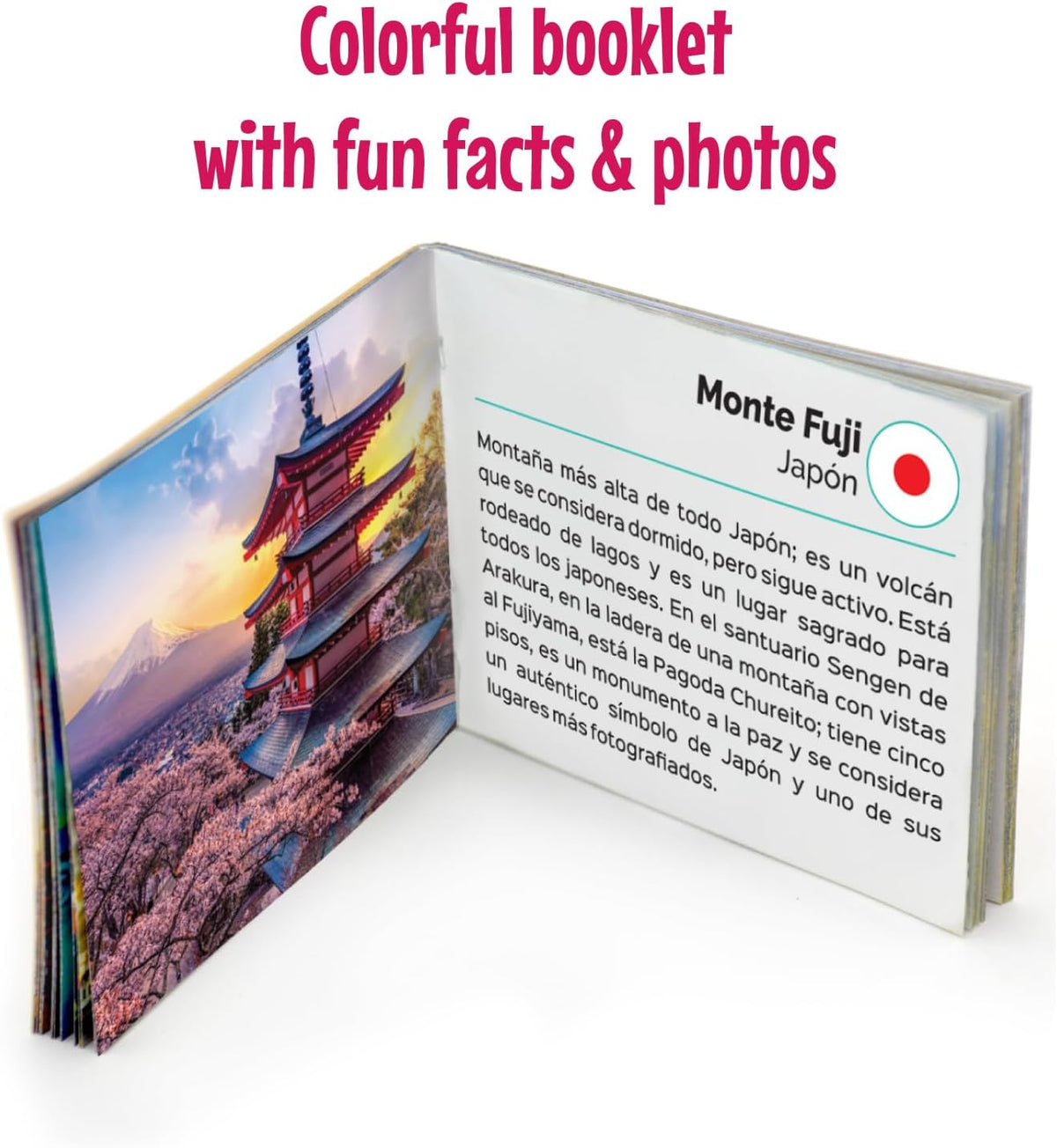 Menique Explore the World Memory Matching Game – Geography Game with 100 Photo Cards, 50 Countries, Flags & Landmarks – Travel Card Game with Educational Booklet, Ages 3+