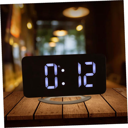 BESPORTBLE Vibrating Alarm Clock for Heavy Sleepers with Bed Shaker Large LED Display Dual Alarm Night Light Bedroom Office Clock