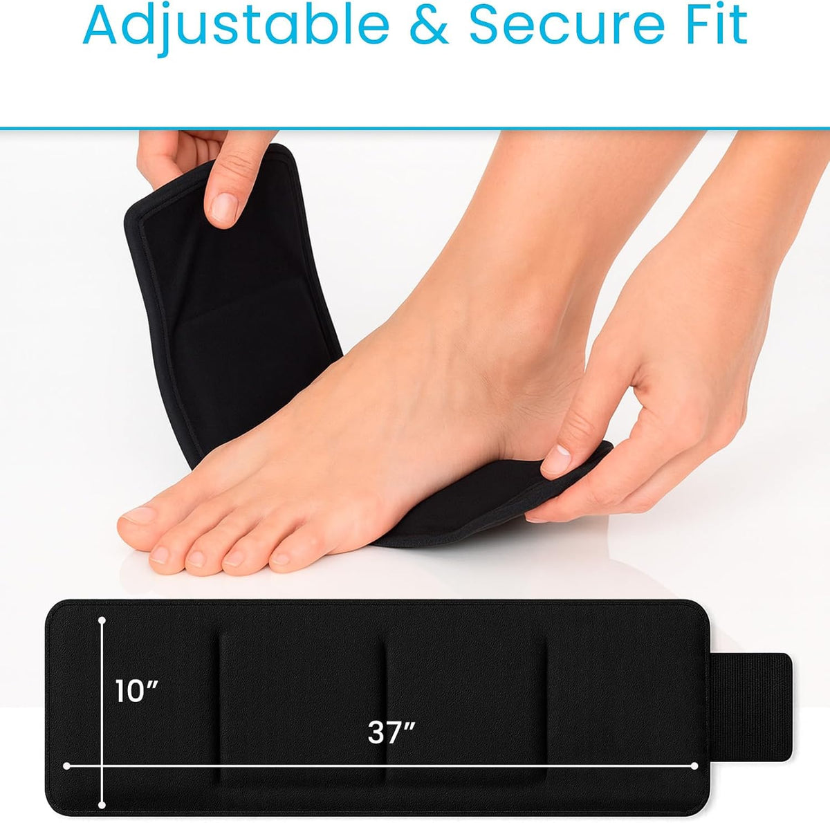 Arctic Flex Foot Ice Pack Wrap - Reusable Gel Cold Brace for Arch Pain