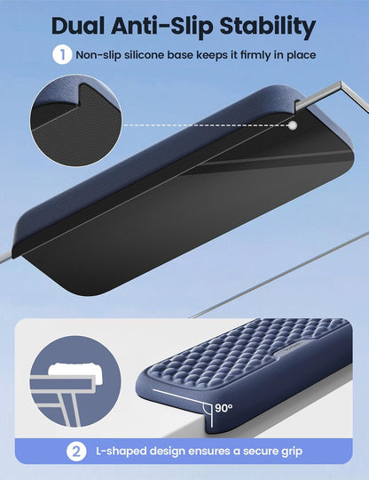 Vaydeer 2Pcs Elbow Rest Pad, L-Shaped Wrist Rest, Desk Edge Cushion