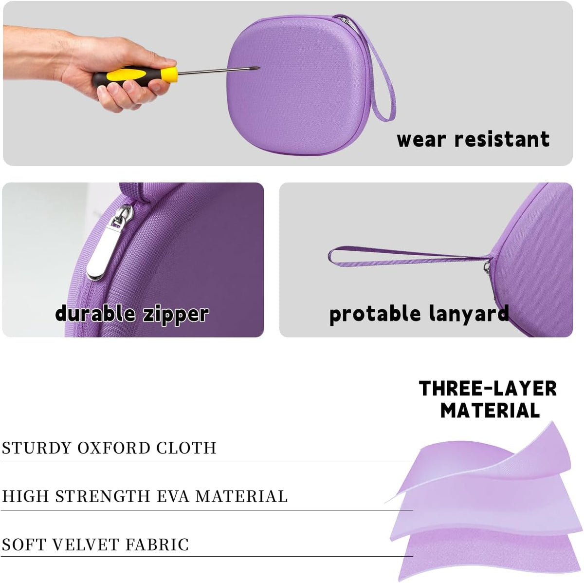 Case for Book Reading Light Compatible with Glocusent & Gritin