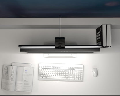 BY-J [2025 Upgraded Version Eye Protection Study Desk Lamp Student Desk Bedside Dressing Table Magnetic Wall-Mounted 42cm Long Cool Light Rechargeable Student Dormitory Children's Reading Light