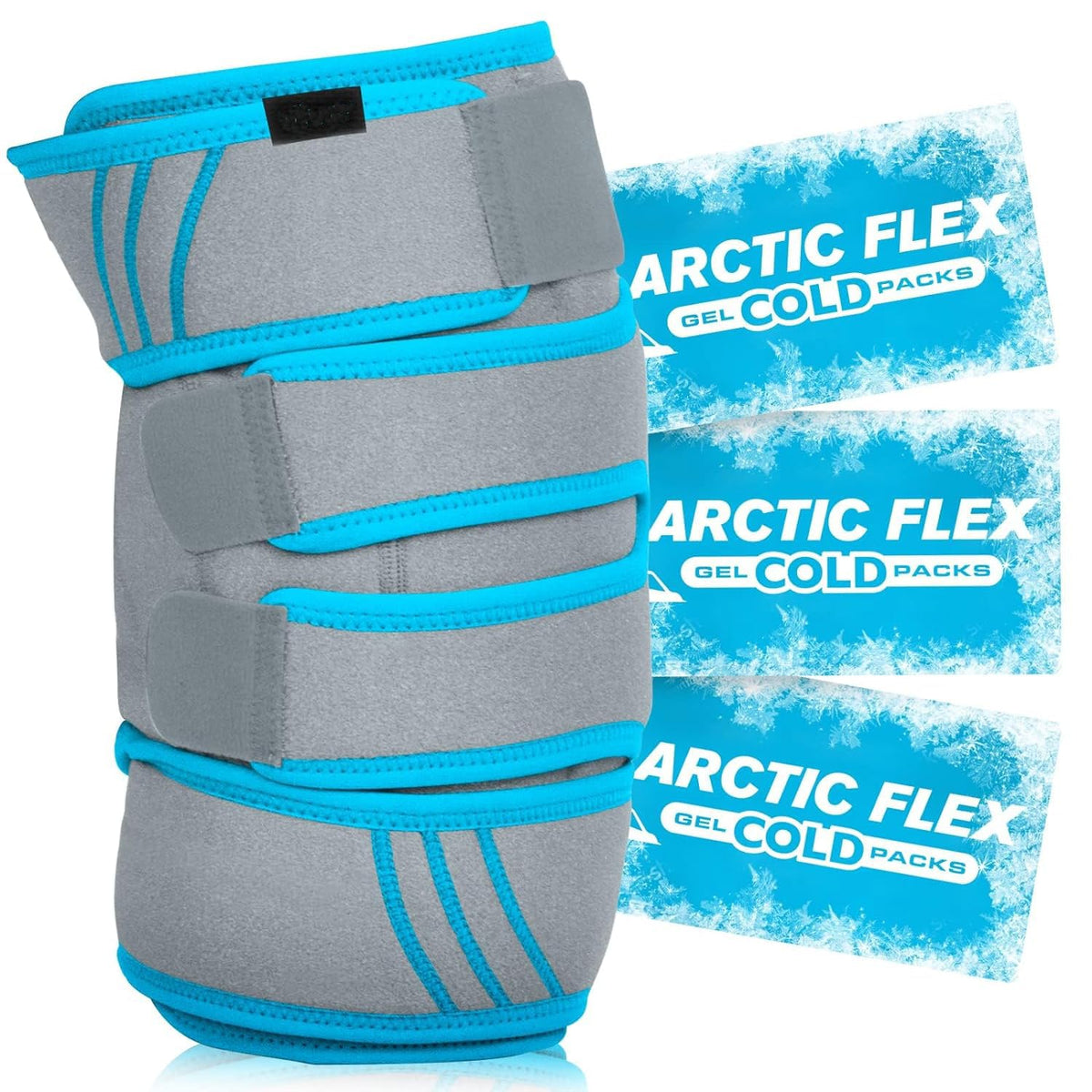 Knee Ice Pack Wrap - Cold/Hot Gel Compression Brace - Heat Support Strap for Arthritis Pain, Tendonitis, ACL, Athletic Injury, Osteoarthritis, Women, Men, Running, Meniscus and Patella Surgery