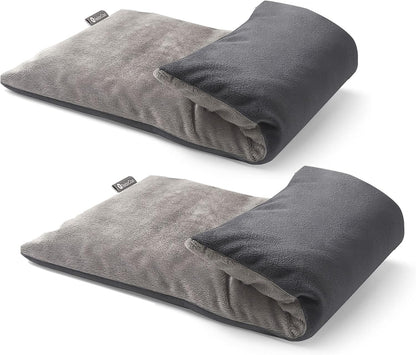 RelaxCoo Heating pad Microwavable with Washable Cover 6 * 12" Microwave Moist Heat Pad for Neck Shoulder, Cramps, Back Pain Relief, Warm Compress Rice Bean Bag Hot Pack for Muscles, Joints, Lavender