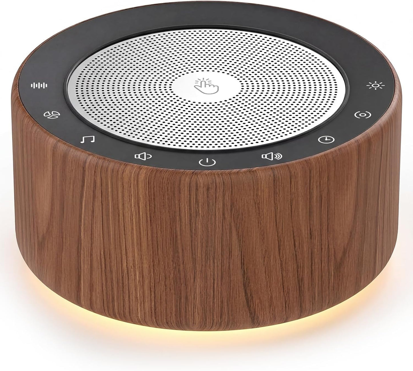 Kipcush White Noise Machine for Baby & Adults, 30 Soothing Sounds, Sleep Sound Machine with 8 Color Night Light, Memory Function, White Noise for Sleeping, Nursery, Office, Travel & Relaxation