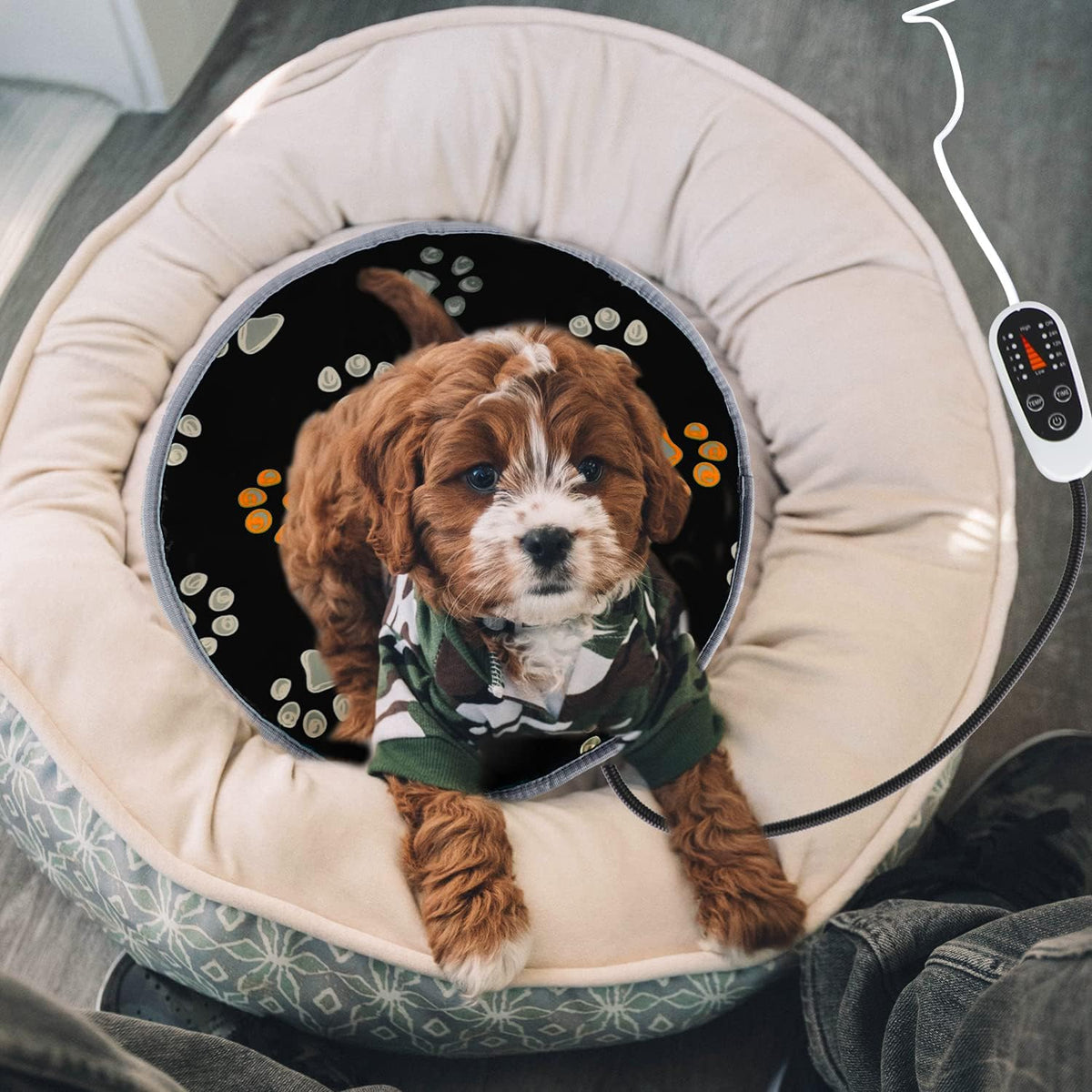 furrybaby Pet Heating Pad for Cats & Dogs,Waterproof,Anti-Bite Warming Mat
