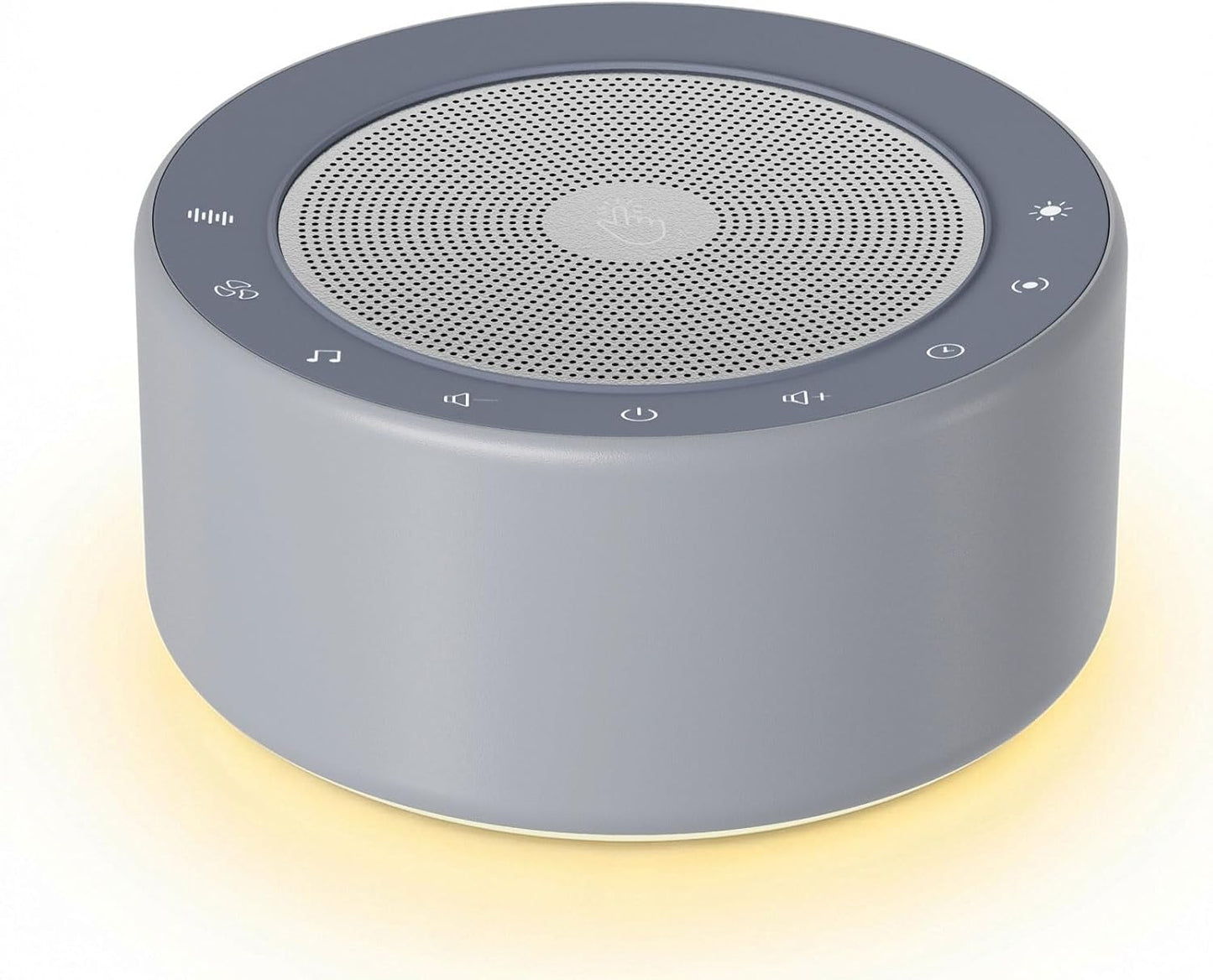 Kipcush White Noise Machine for Baby & Adults, 30 Soothing Sounds, Sleep Sound Machine with 8 Color Night Light, Memory Function, White Noise for Sleeping, Nursery, Office, Travel & Relaxation