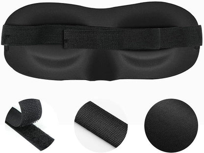2 Pcs Sleep Goggles - 3D Contoured Blackout Eye Masks for Men & Women, Ultra-Light Travel Goggles for Side Sleepers, Home & Airplane Use