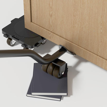 Lengthening Furniture Lifter Tool with Height-Adjustable Base – Ideal for Heavy Furniture Movers Sliders and Wheels Lifts Furniture Easily Without Effort up to 660 lbs (Innovative Lifter - M Sliver)