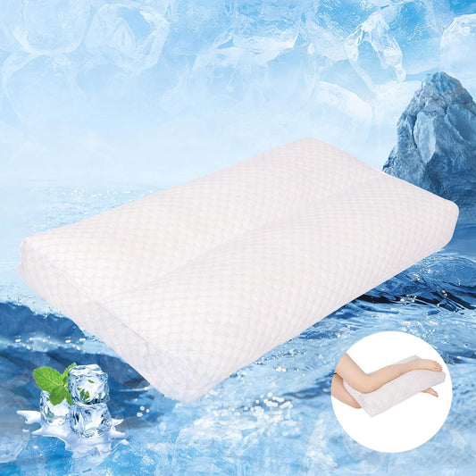 MINUPWELL Knee Pillow for Side Sleepers - Between Leg & Under Knee Pillow for Back Sleepers - Leg Pillow with 850G 7D Alternative for Relieving Leg, Back, and Knee Pain - 100% Cotton Fabric - White