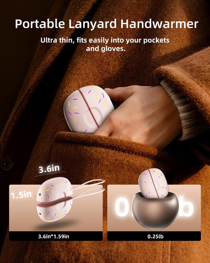 Magnetic Hand Warmers Rechargeable 2 Pack,10000mAh Electric Glove Heater Handwarmers with Flashlight, UL Certified, Men Women Gifts for Christmas, Birthday, Winter Hunting Camping Essentials