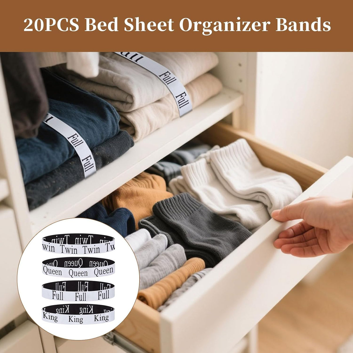 Adjustable Bed Sheet Straps Clips, Elastic Mattress Sheet Fasteners Holder and Suspenders, Grippers to Hold Sheet, Mattress, Sofa, Couch, Table Cloth, Ironing Board Cover, Black