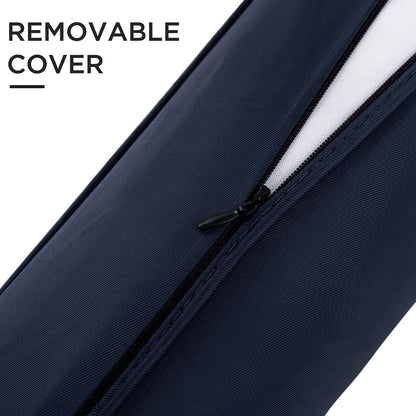 Resistant Door Draft Stopper, Removable Washable Cover, 36", Black | Weighted Gap Filler, Blocks Hot and Cold Air, All-Season Seal