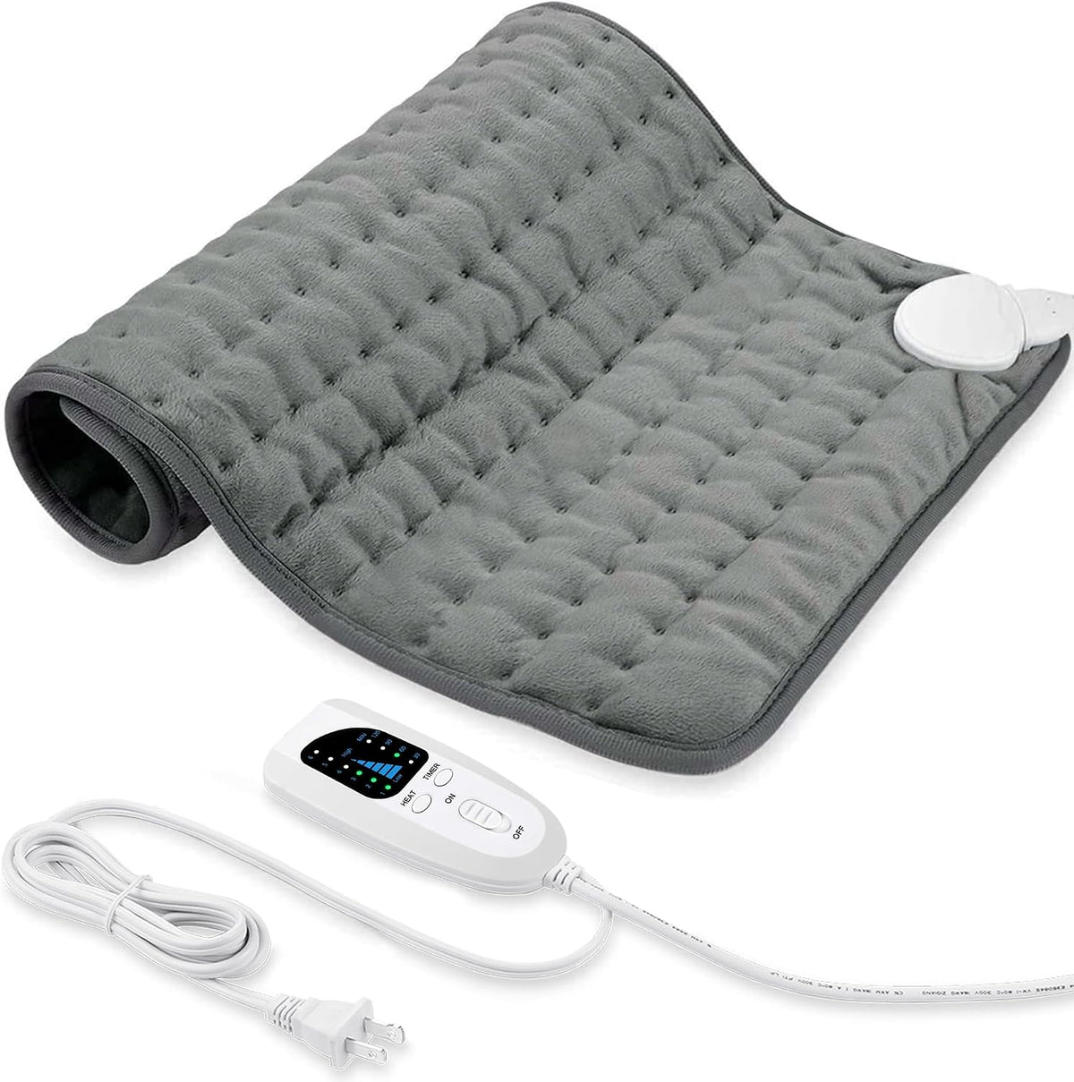 Electric Heating pad for Back Neck Shoulder Knee Arms Legs- Electric Heat Pads with 6 Heat Settings & Auto Shut Off Heat Heating Pad for Birthday Mother Father Girl Men Women