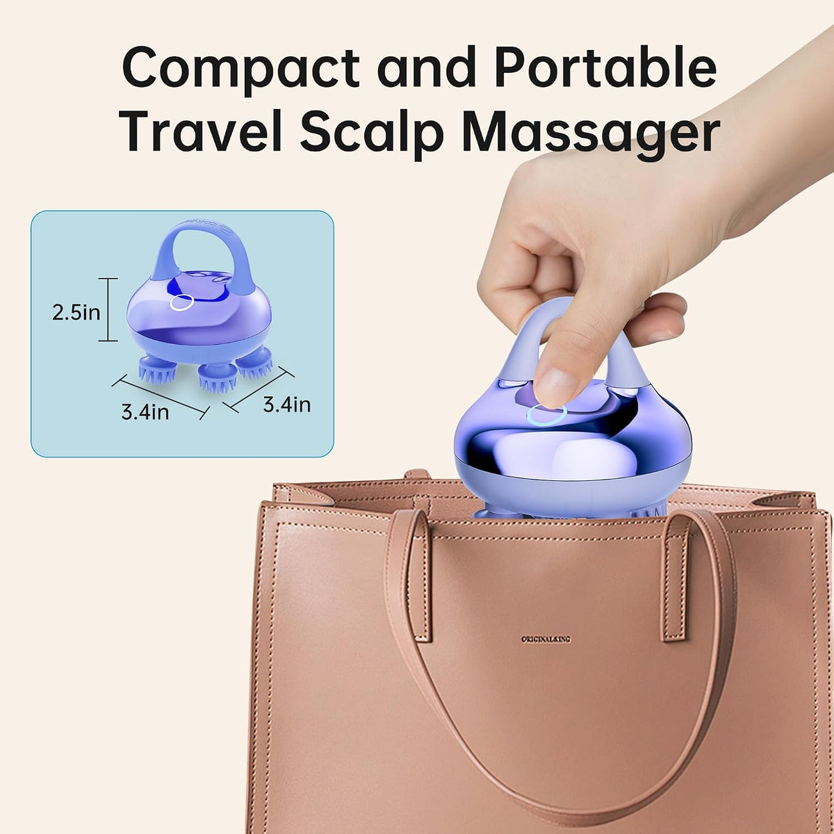COMFIER Scalp Massager for Hair Growth, Electric Head Massager, Tangle-Free