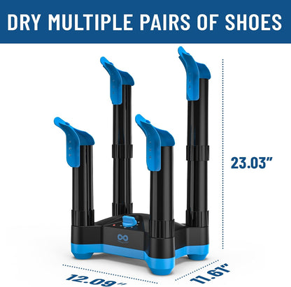 Everlasting Comfort Boot Dryer for Work Boots, Quiet Shoe Dryer, Standard | Portable Shoe Dryer, Compact Design, For Boots, Sneakers, Gloves & Winter Gear, Shoe Warmer, Glove Dryer, Everyday Use
