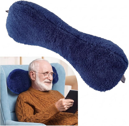 Recliner Headrest Pillow, Head Pillow for Sofa, Recliner Neck Pillow, Bone Couch Neck Pillow for Pain Relieve(Grey)