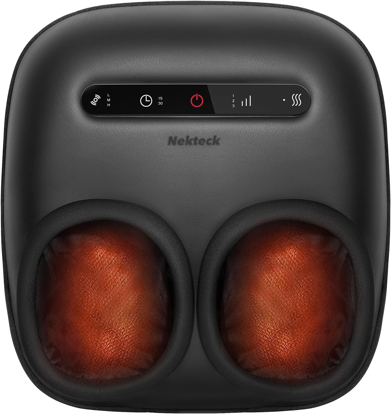 Nekteck Foot Massager with Heat [2026 Upgraded] for Circulation Neuropathy | Electric Shiatsu Foot Massage Machine for Plantar Fasciitis, 3 Intensity Levels, FSA Eligible Gifts for Men & Women