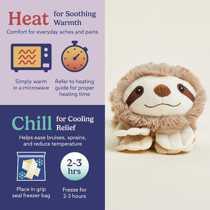Intelex Warmies Microwavable French Lavender Scented Plush, Sloth Wrap