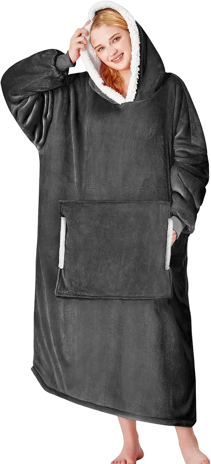 yescool Wearable Blanket Hoodie as Christmas Birthday Gifts for Women Mom - Colors A