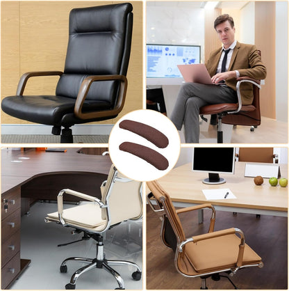 Vin Beauty Office Chair Armrest Covers, 2Pcs Office Removable Arm Rest Covering, Elastic Chair Armrest Covers, Office Seat Hand Rest Protector, Arm Covers Protectors for Office Chair(Black)