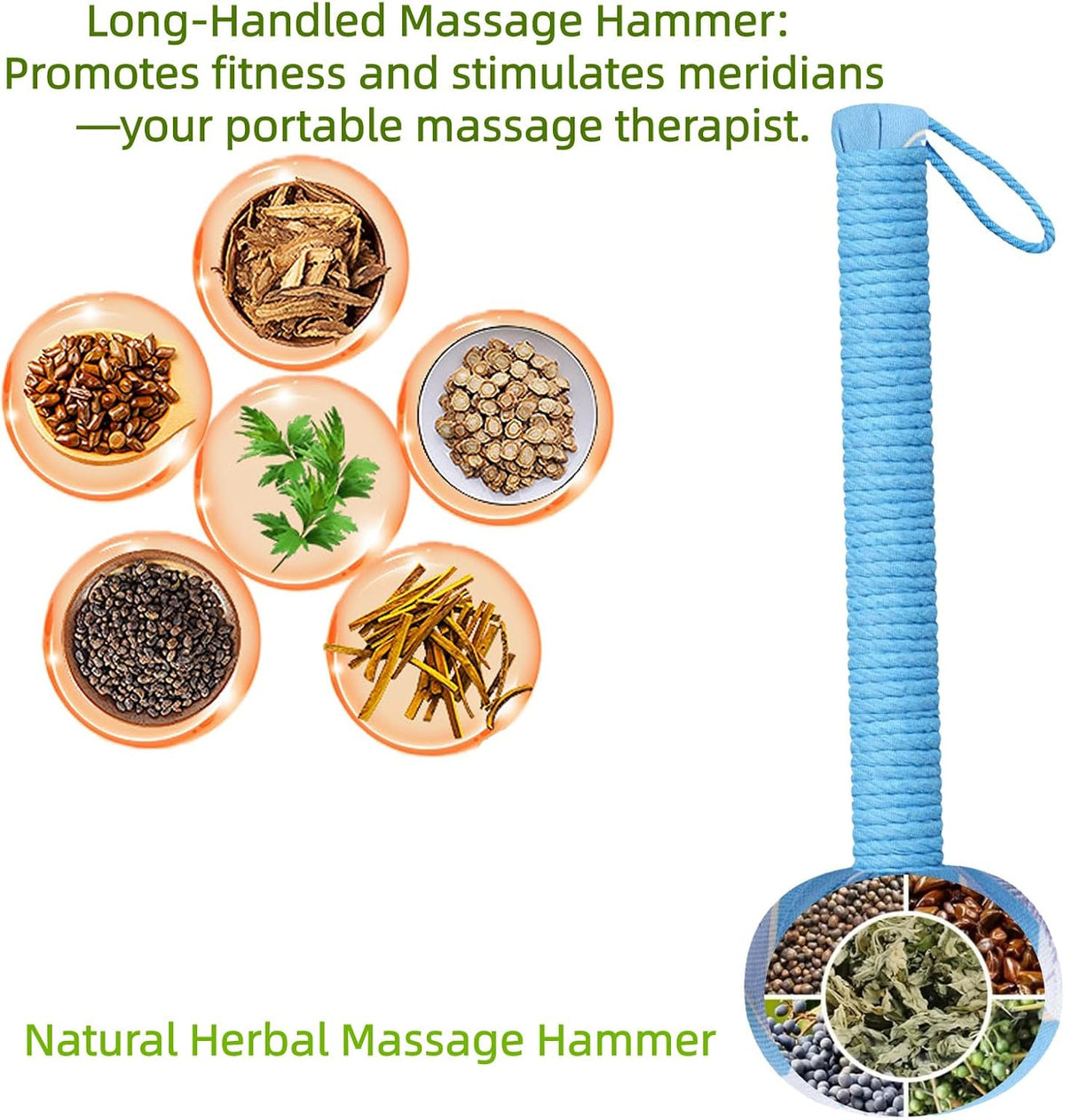 Body Massage Hammer, Manual Back Massager Tool for Body Relief