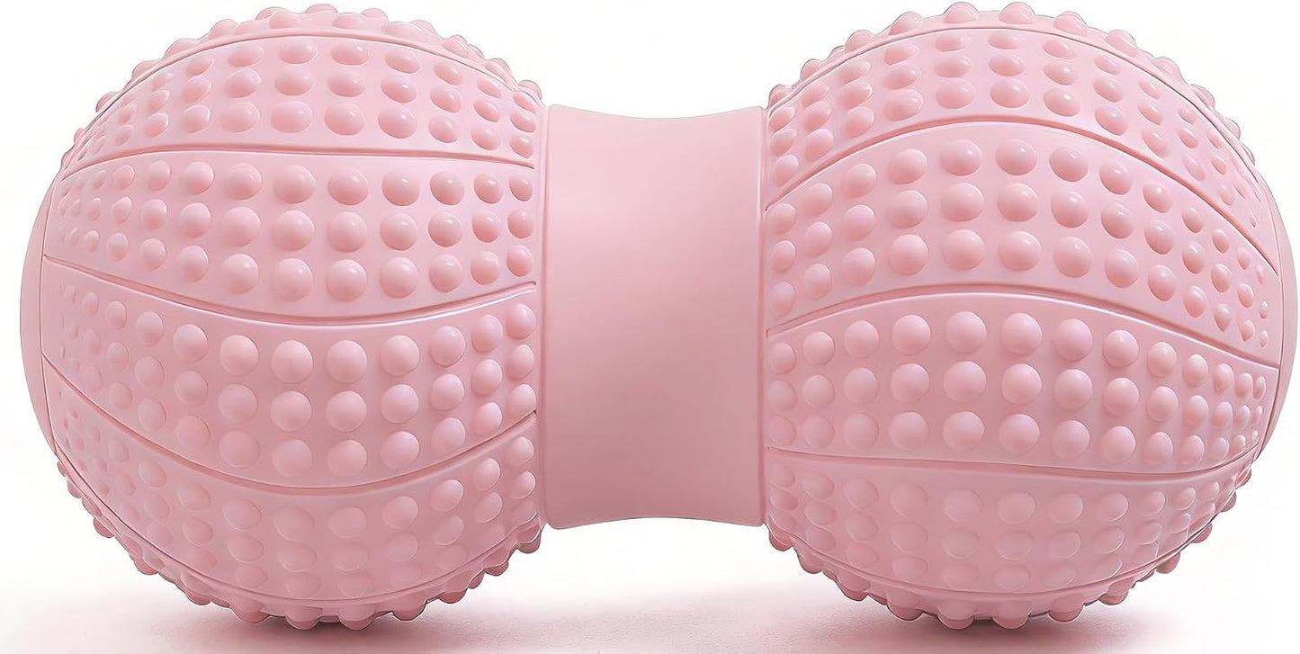 8 Inch Large Peanut Massage Ball Roller for Large Muscle Groups, Deep Tissue Double Massage Ball for Neck,Back,Leg,Low Back,Peanut Myofascia Release Ball for Muscle Knots&Physical Therapy